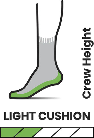 Smartwool Womens Hike Light Cushion Tube Stripe Crew Socks