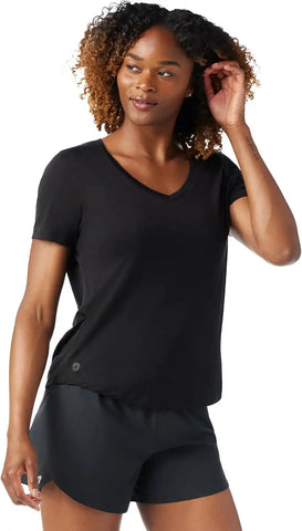 SmartWool Women's Merino Sport 120 V-Neck Ss