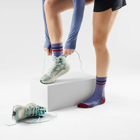 Smartwool Womens Hike Light Cushion Tube Stripe Crew Socks