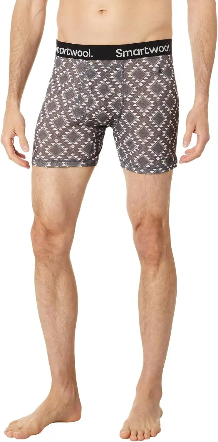 Smartwool Men's Merino Print Boxer Brief Boxed