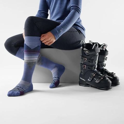 Smartwool Women's Ski Targeted Cushion Pattern Over The Calf Socks