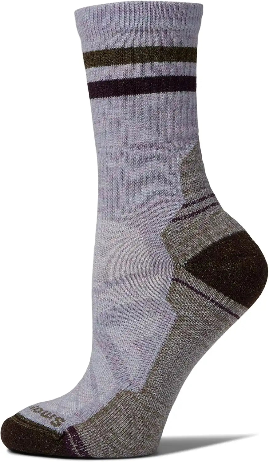 Smartwool Womens Hike Light Cushion Tube Stripe Crew Socks